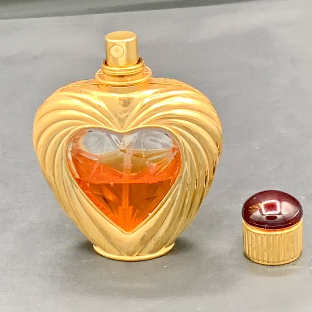Vintage Victorian Secret Rapture Cologne Perfume Original Hert Bottle 1,7 Oz - Picture 9 of 12